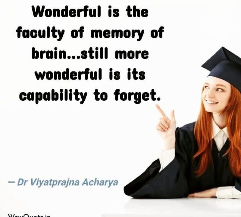 Memory and forgetting