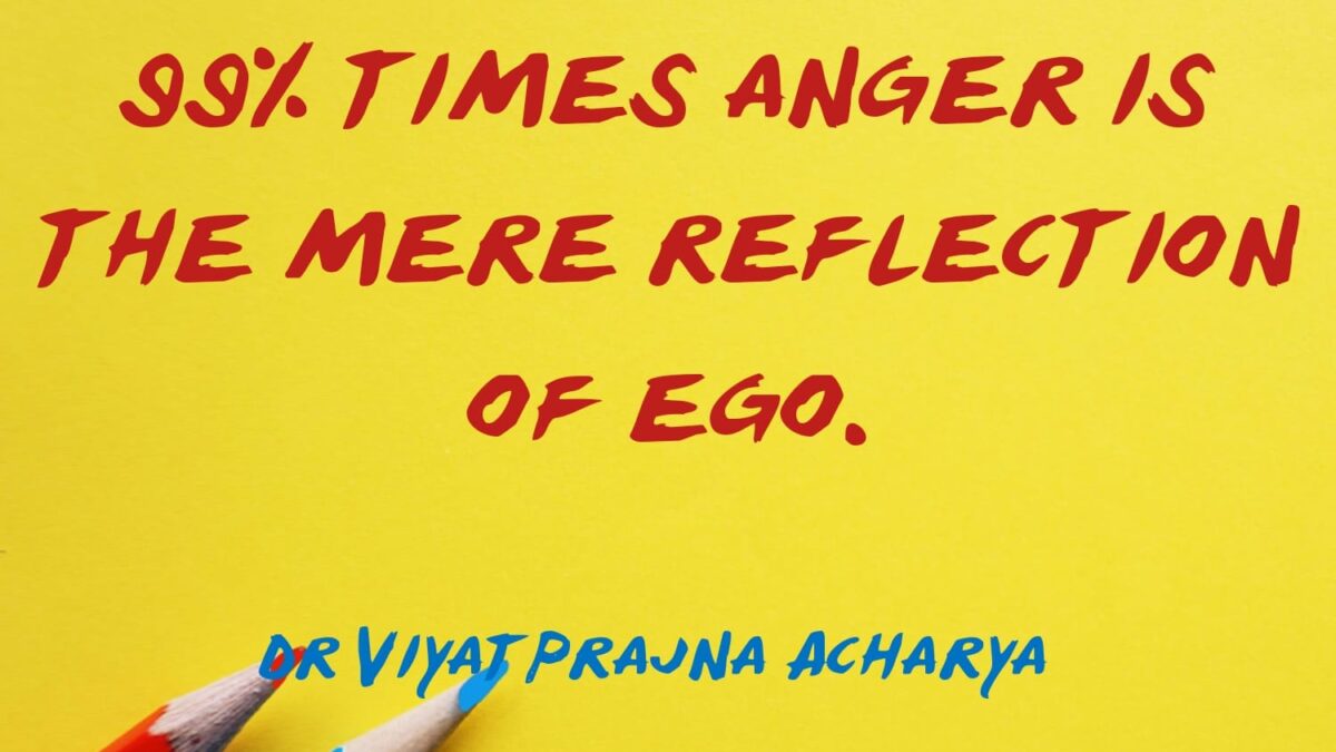 Anger Is Merely a Reflection of the Ego